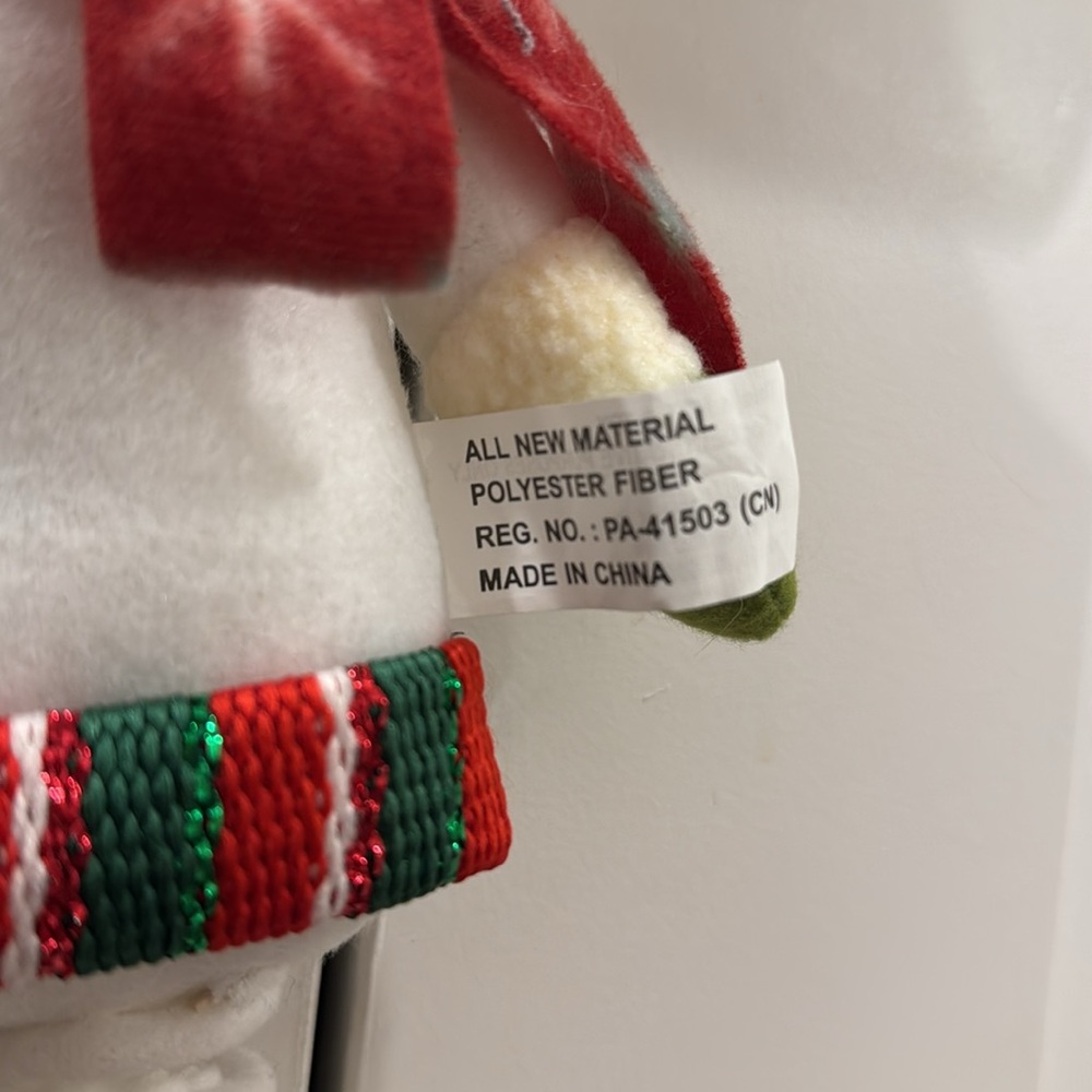 Decorative Holiday Winter Snowman Door Hanger - Picture 2 of 5